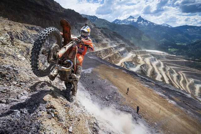 Josep Garcia races during the Red Bull Hare Scramble 2019 in Eisenerz, Austria on June 2, 2019 // Philip Platzer/Red Bull Content Pool // AP-1ZHAUPNMS2111 // Usage for editorial use only // Please go to www.redbullcontentpool.com for further information. // 