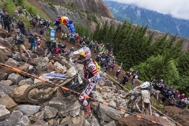 Cody Webb performs during the Red Bull Erzbergrodeo 2023 in Eisenerz, Austria on June 11, 2023 // Philip Platzer / Red Bull Content Pool // SI202306110688 // Usage for editorial use only // 
