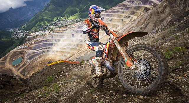 Manuel Lettenbichler performs during the Red Bull Erzbergrodeo 2023 in Eisenerz, Austria on June 11, 2023 // Philip Platzer / Red Bull Content Pool // SI202306110686 // Usage for editorial use only //